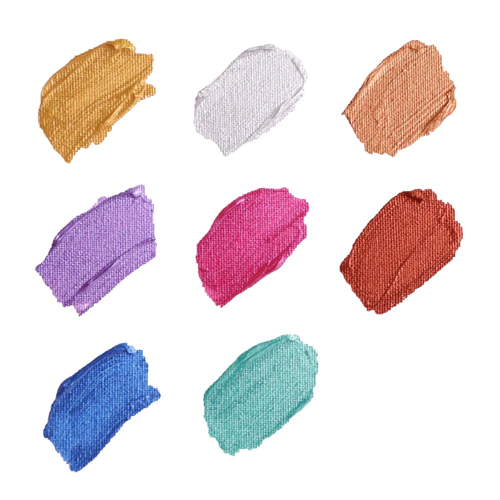 Set de Pintura Acrílica Metalizada Premium 8 piezas x 18 ml - Mont Marte PMMT8181