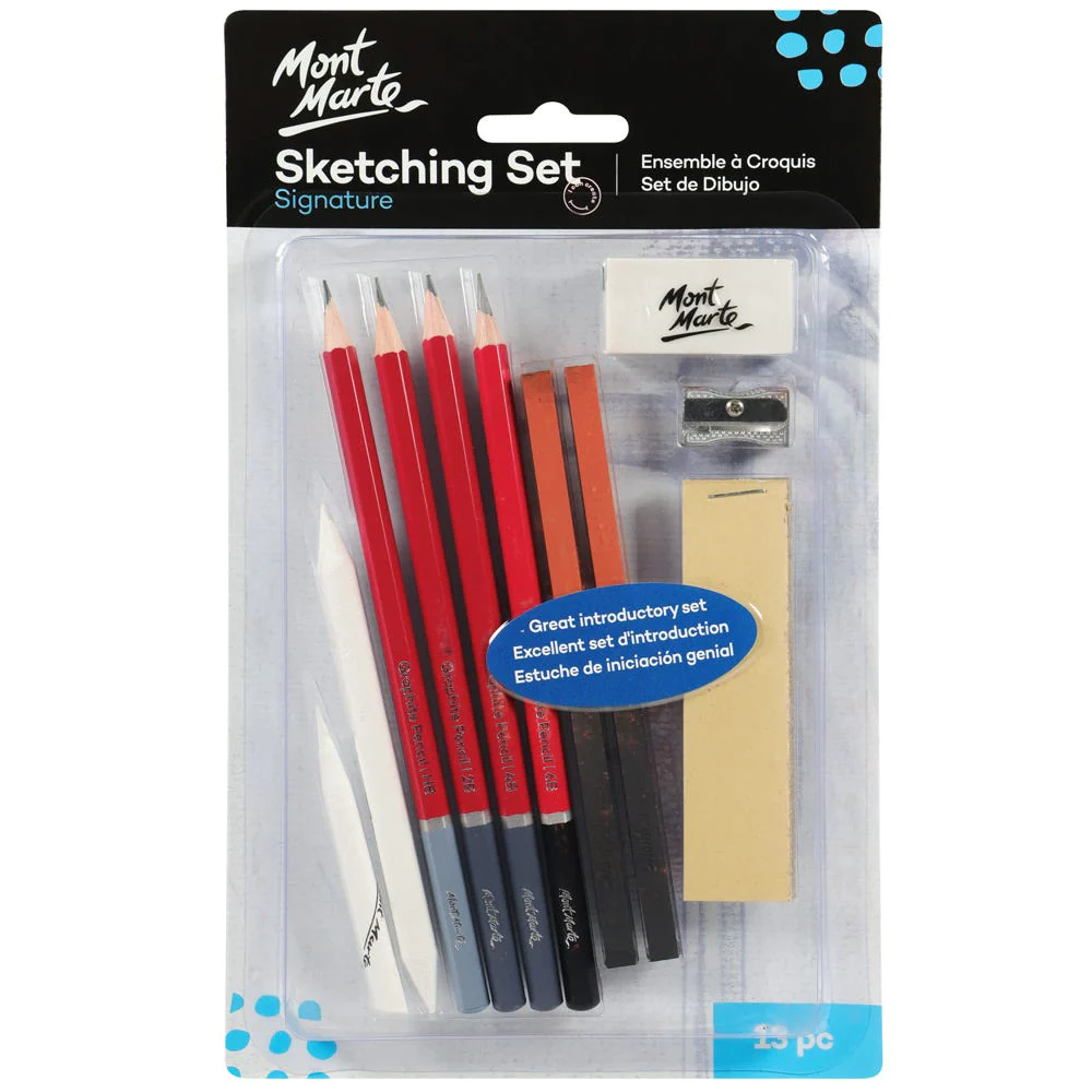 Set de dibujo Signature 13 piezas - Mont Marte - MPN0040