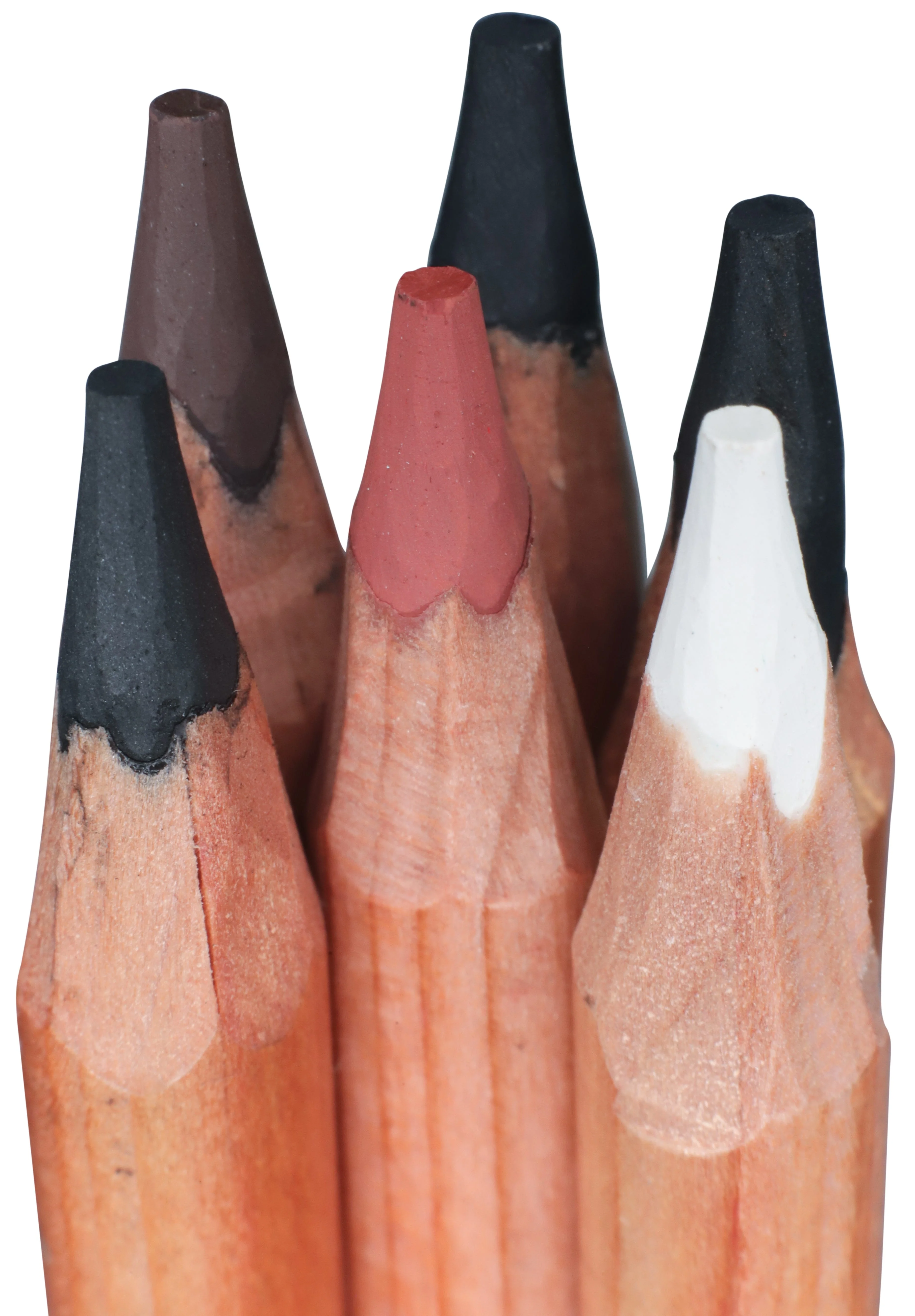 Set de 12 Lápices de carbón / Carboncillo de colores Signature - Mont Marte - MPN0042