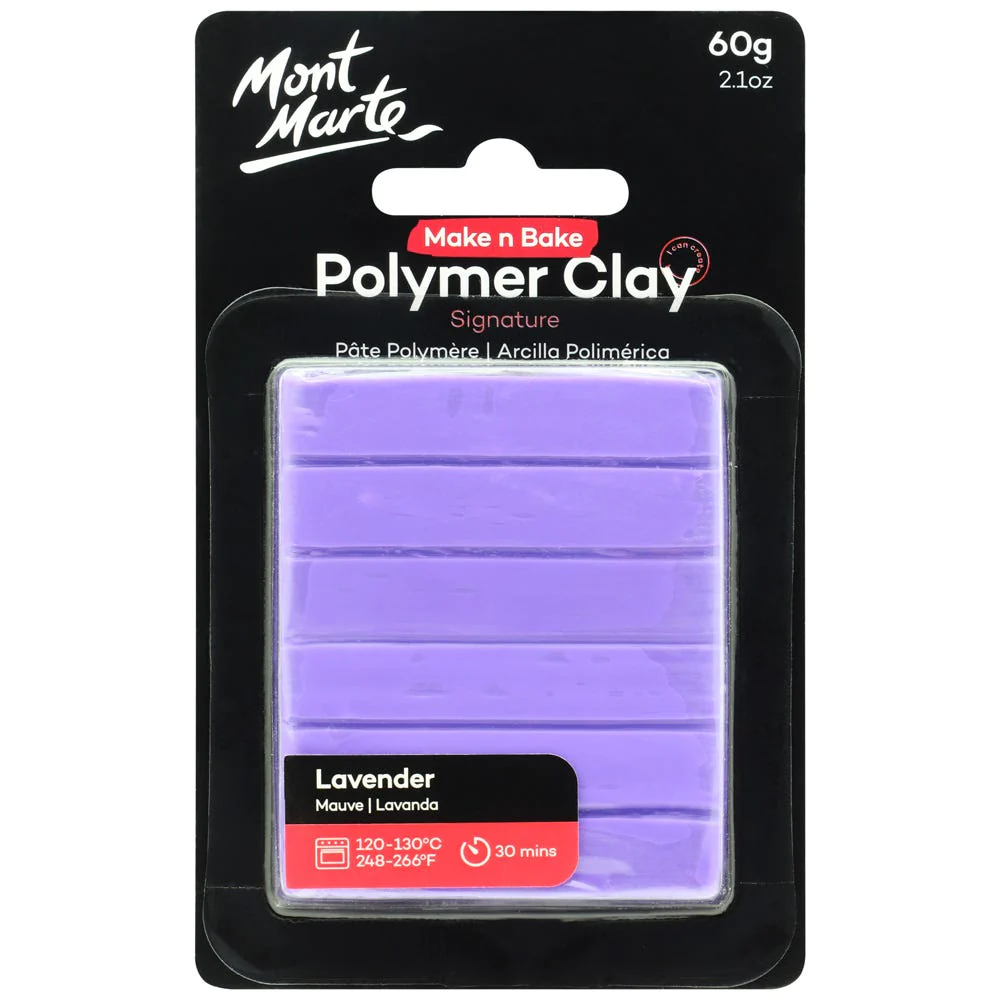 Arcilla Polimérica Signature 60g - Lavanda Mont Marte MMSP6038