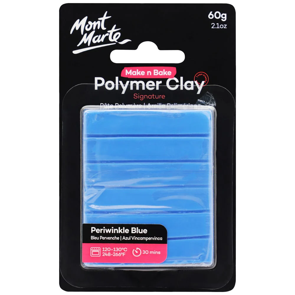 Arcilla Polimérica Signature 60 g - Azul bígaro Mont Marte MMSP6029