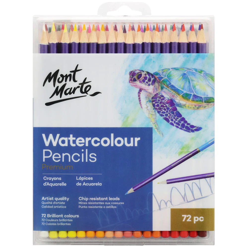 Set de 72 Lápices Acuarelables Premium - Mont Marte - MPN0126