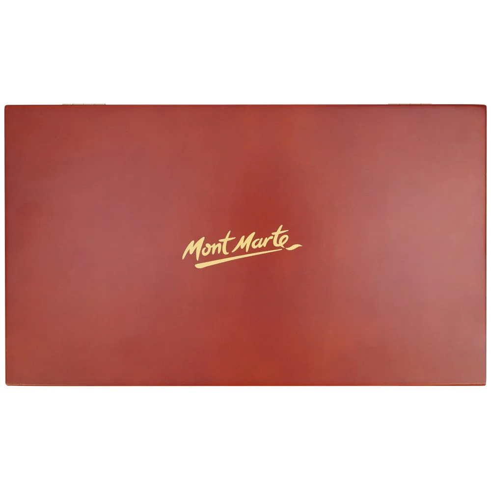 Estuche de Madera con 72 Lápices de Colores para Artistas Premium - Mont Marte - MPN0119