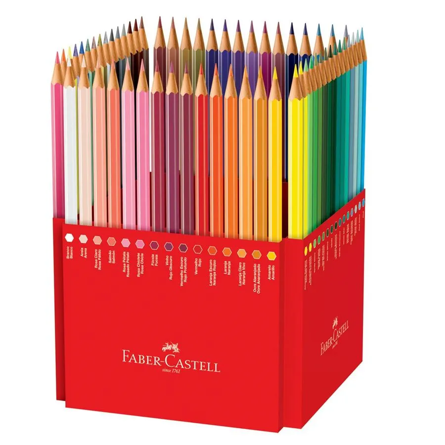 Set 60 EcoLápices de Colores Hexagonales - 120160G - Faber-Castell