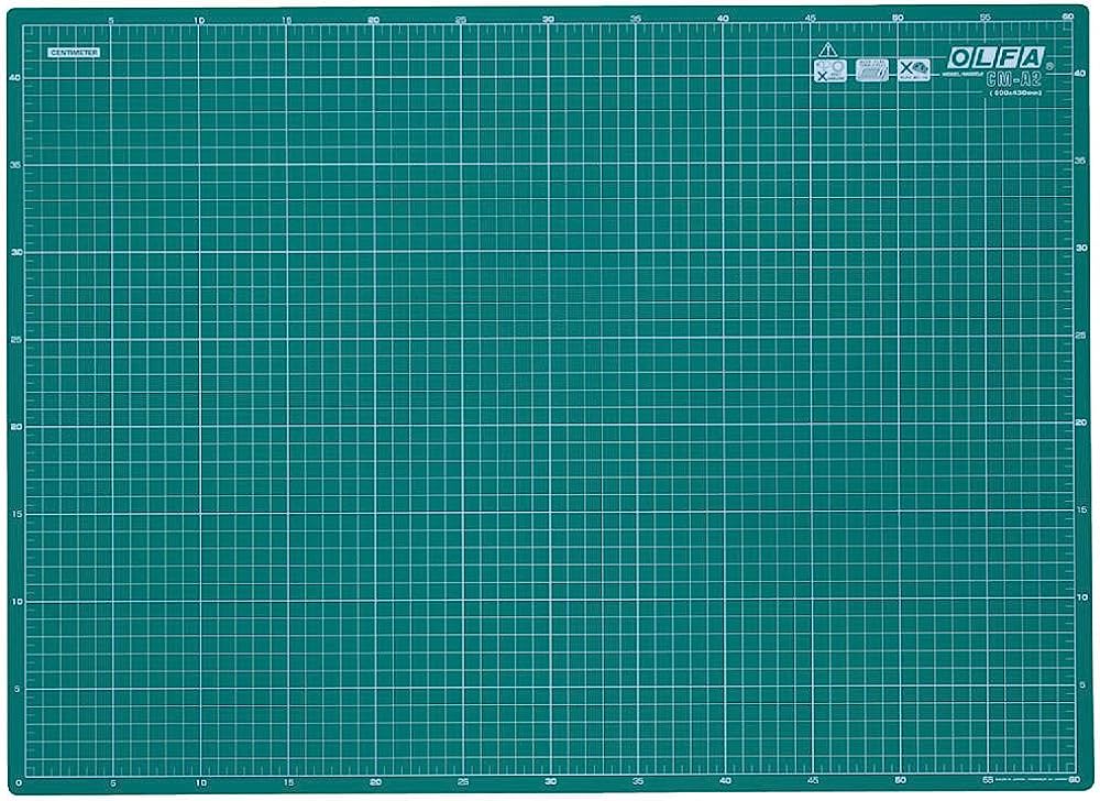 Base / Plancha de Corte Autorreparable Doble Cara Tamaño A2 (60 x 43 cm) - CM-A2 - OLFA