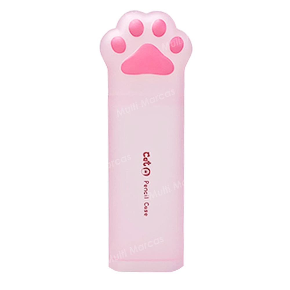 Estuche Portalápices de Plástico con Diseño de Gato - TWINGO