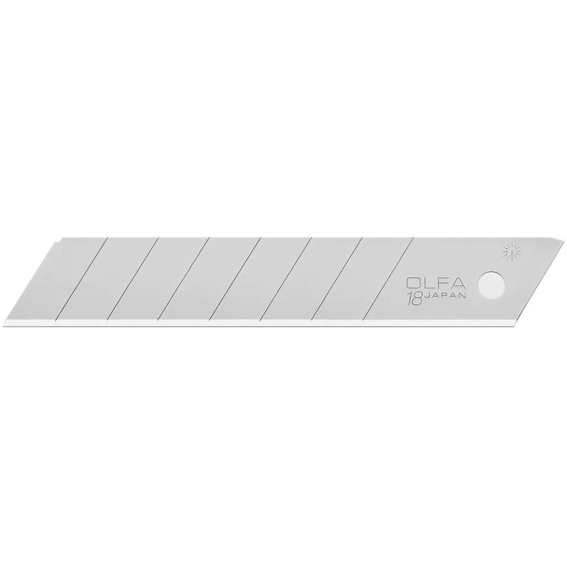 Set de 10 Cuchillas Plateadas de Repuesto de 18 mm. - LB-10 -  OLFA