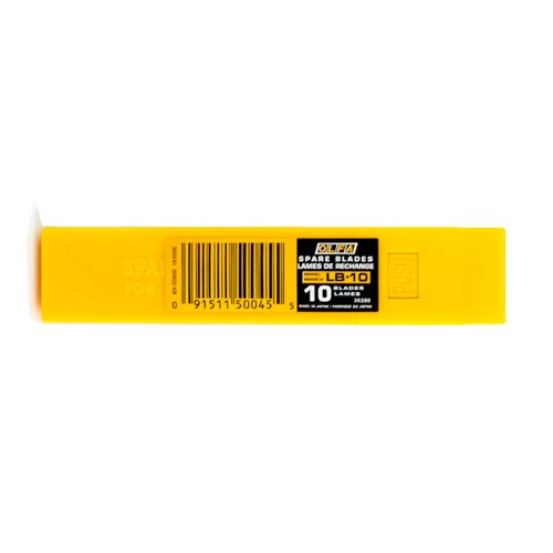 Set de 10 Cuchillas Plateadas de Repuesto de 18 mm. - LB-10 -  OLFA