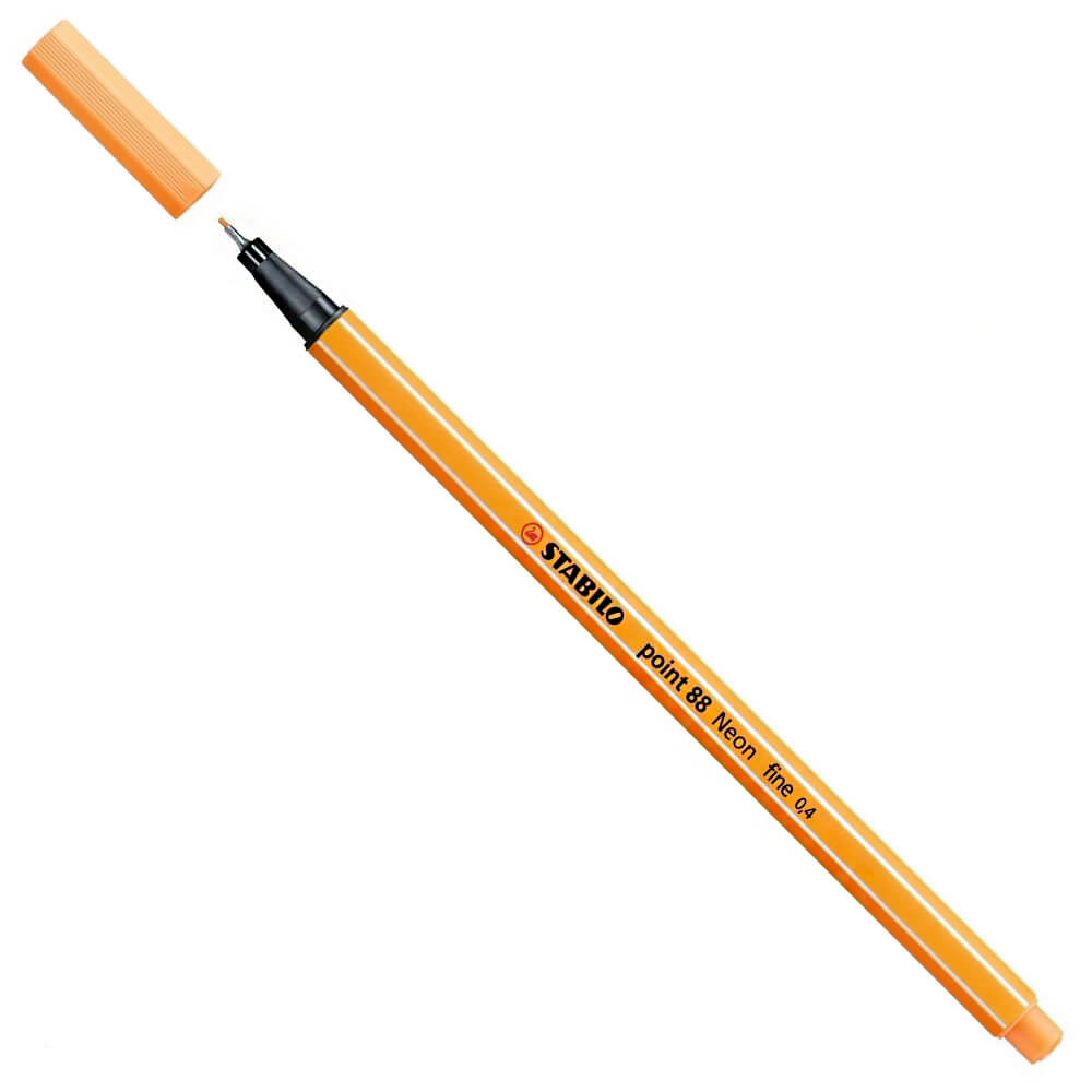 Micropunta  STABILO 0.4 Point 88 Naranja Neón 88/054