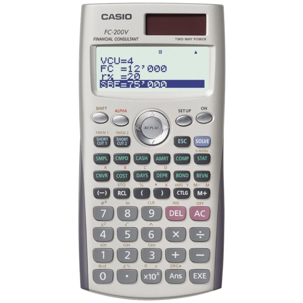 Calculadora Financiera FC-200V - CASIO
