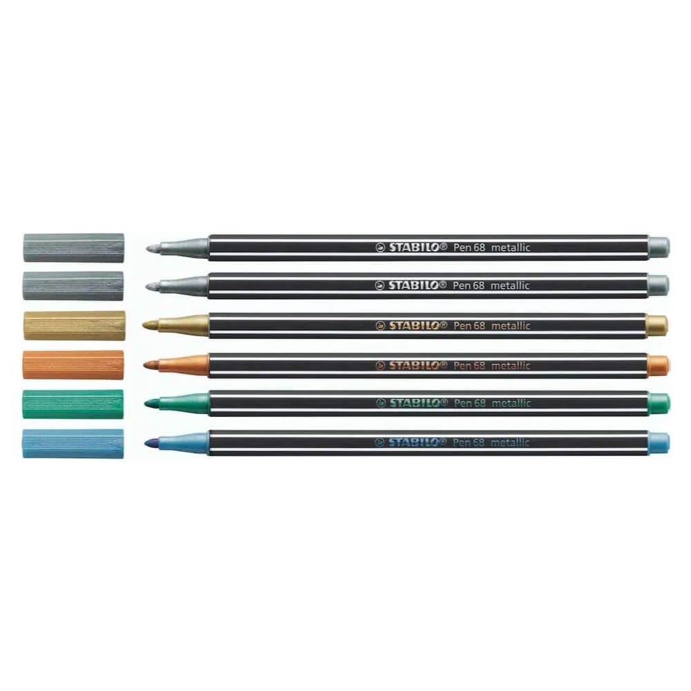 Set de 6 Marcadores Metálicos 6806/8-11 STABILO