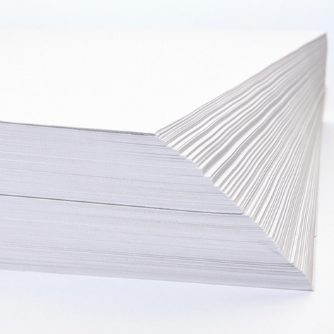 Paquete 100 Hojas de Cartulina Hilada (Opalina) Color Blanco 180 Gr. Tamaño Carta