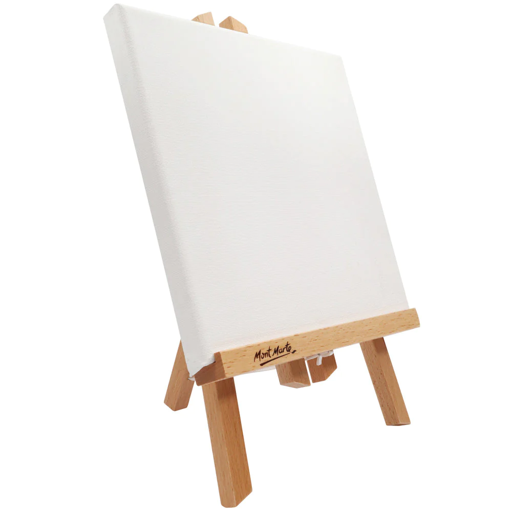 Caballete Mini de Exhibición de Mesa Signature de Madera de Haya - Pequeño 30x19x16 cm.- MEA0015 - Mont Marte
