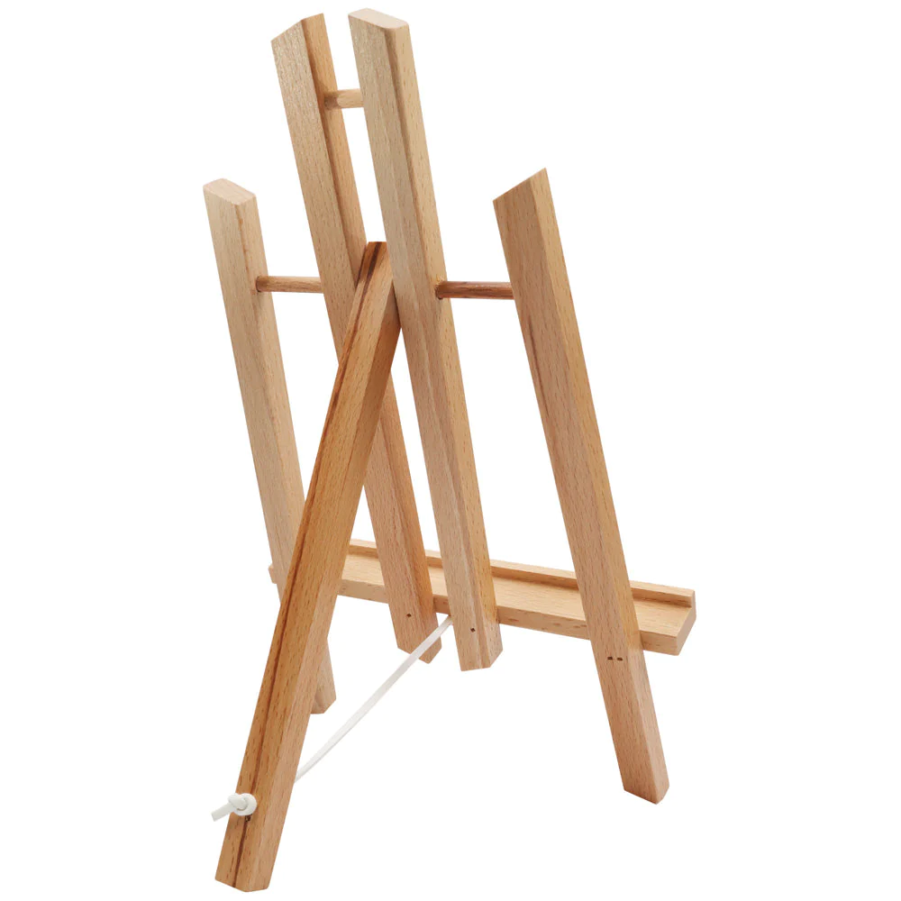 Caballete Mini de Exhibición de Mesa Signature de Madera de Haya - Pequeño 30x19x16 cm.- MEA0015 - Mont Marte