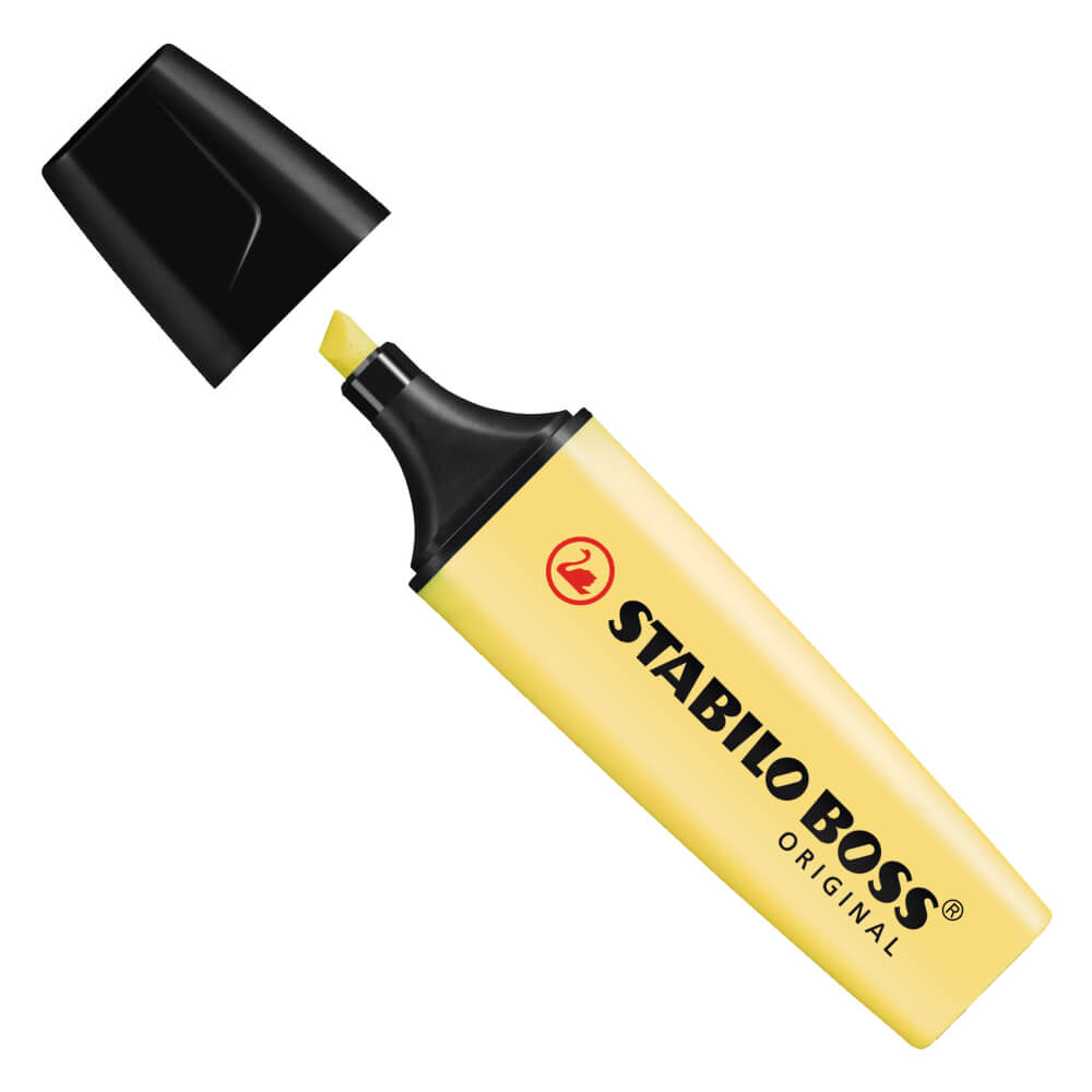 Resaltador Color Amarillo Pastel - 70/144 - STABILO BOSS ORIGINAL