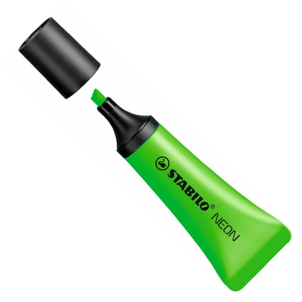 Resaltador STABILO NEON Color Verde 72/33