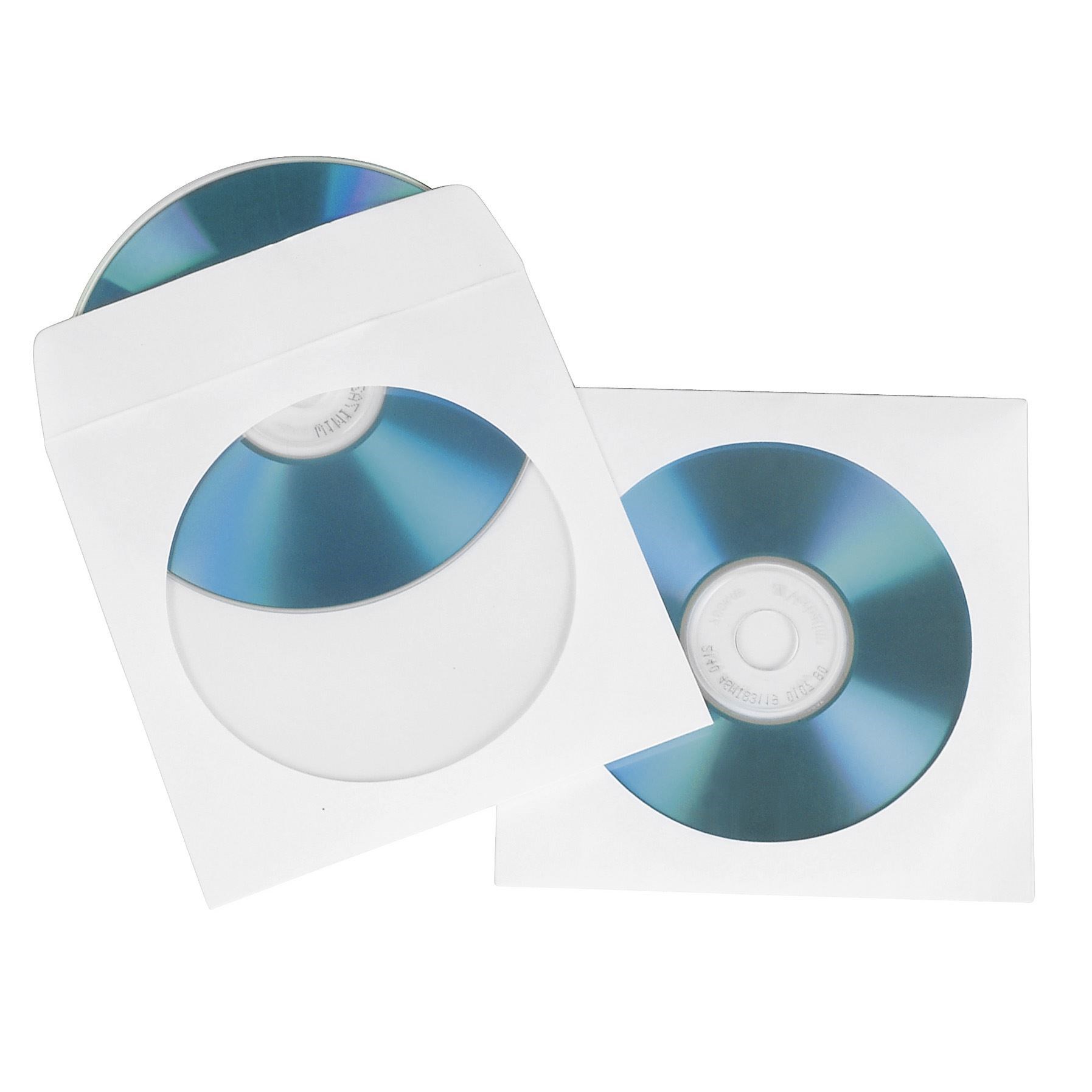 Funda De Papel con Cobertura de Celofán Para CD/DVD