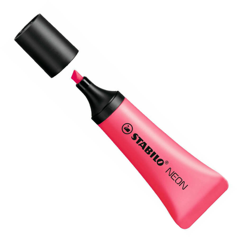 Resaltador STABILO NEON Color Rosado 72/56