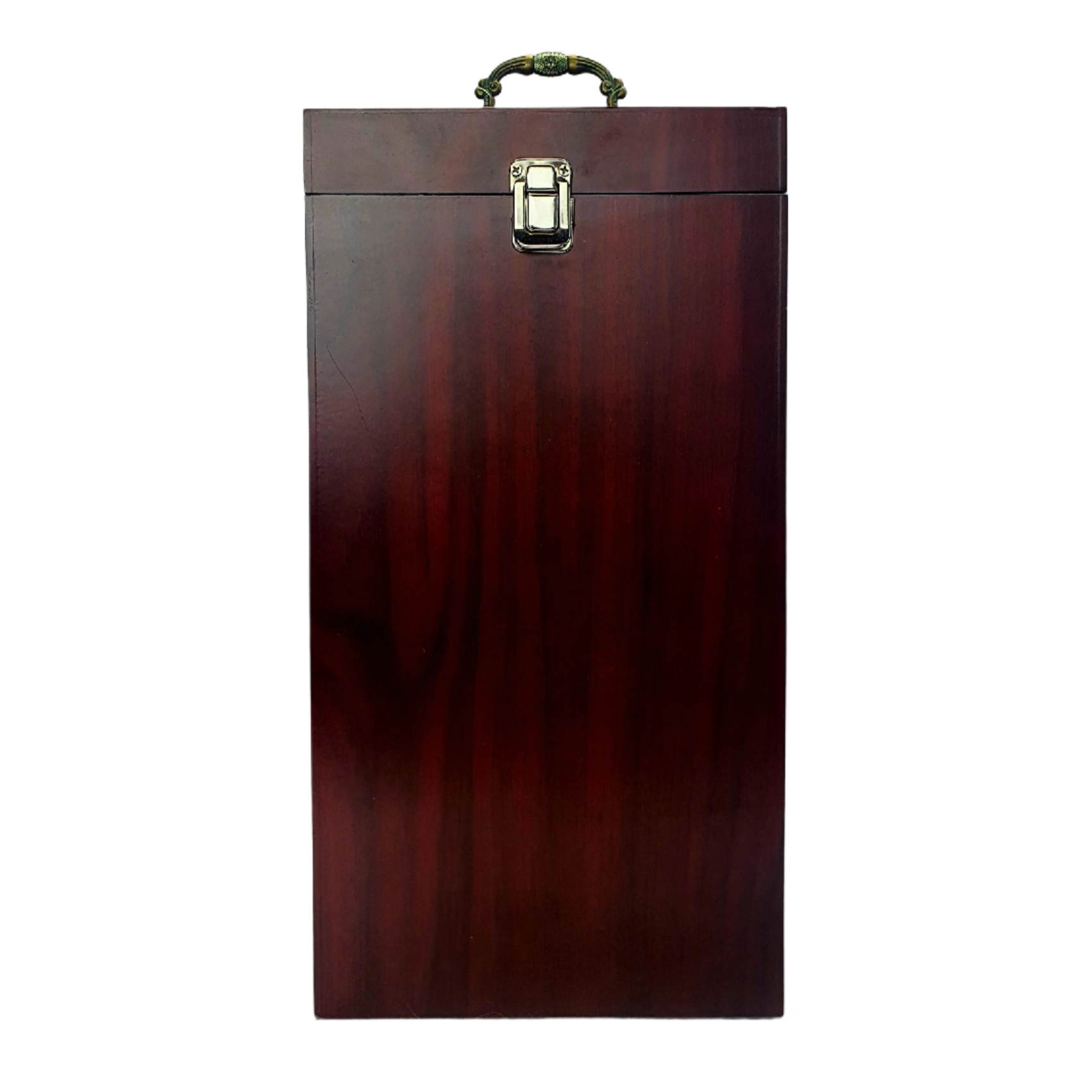 Porta Vinos de Madera Para 2 Botellas Con Accesorios - PV02