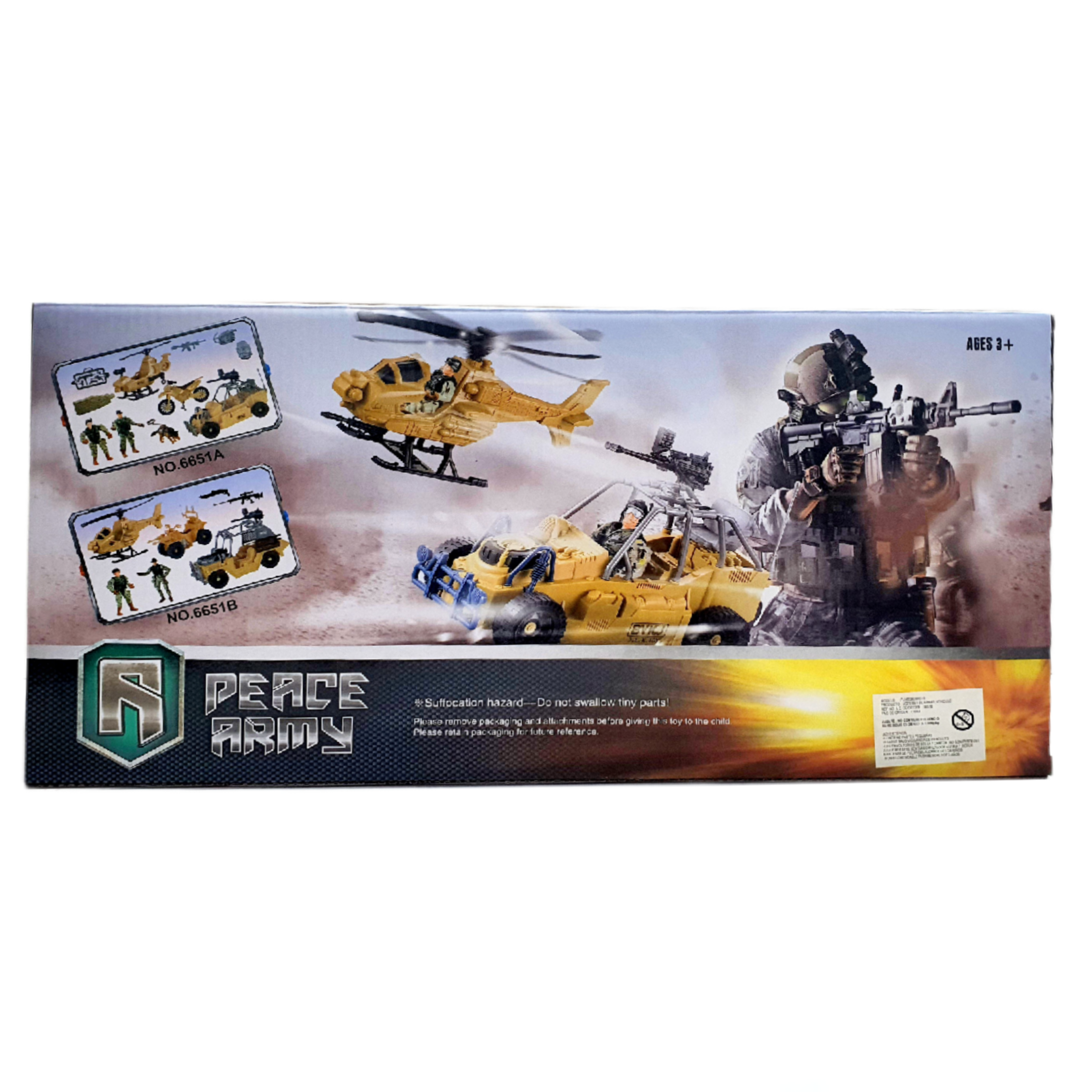 Set de 7 Juguetes de Guerra Peace Army  - PA07