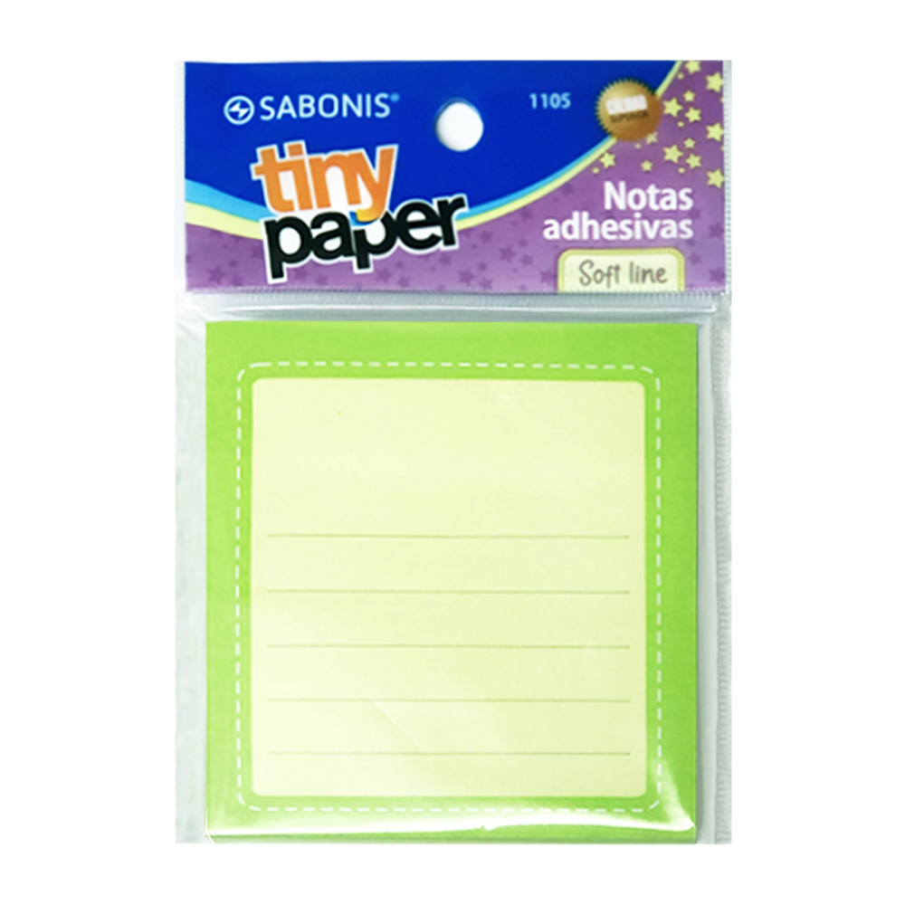 Notas Adhesivas SABONIS 76 mm x 76 mm - 80 Hojas - 1105