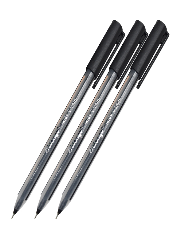 Bolígrafo Trio + Plus, Punta 0.5 mm Color Negro - MB-907 - Mango