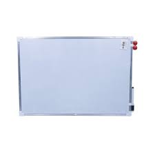 Pizarra Acrílica Imanizada Marco de Aluminio OFICIO 25X35 cm. Doble Cara PZ-2535