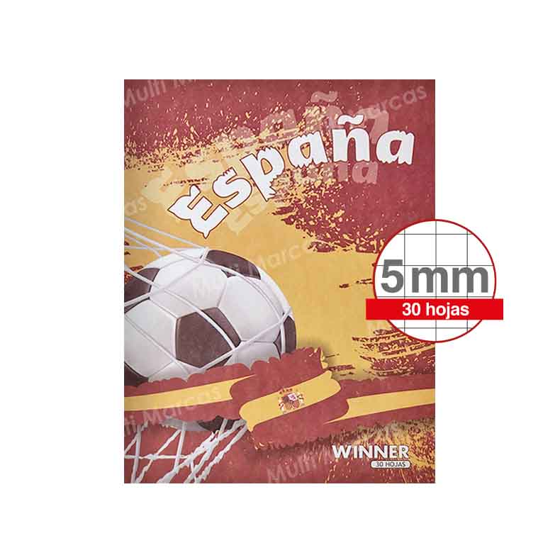 Cuaderno Engrapado 30 Hojas WINNER