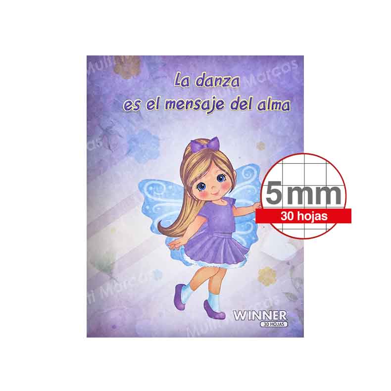 Cuaderno Engrapado 30 Hojas WINNER