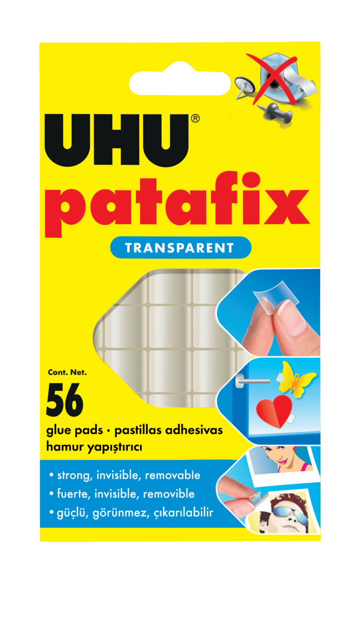UHU Patafix color Transparente BI/1