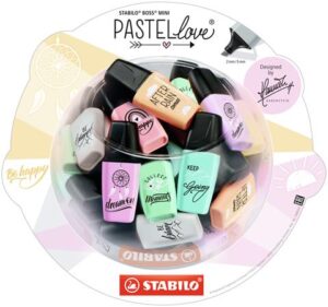Resaltador Stabilo Boss Mini Pastel Bonbon Glass