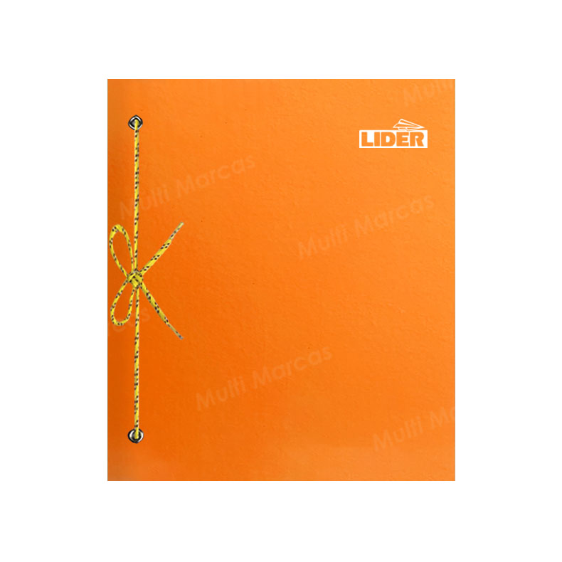 Tapa de Carpeta Color Pleno 1/2 Oficio Sin Divisiones + Trensa / Guato - LIDER