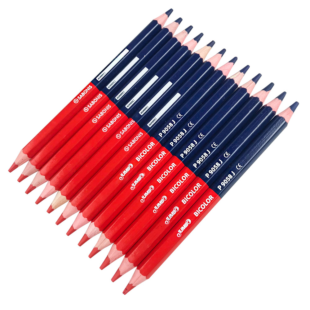 Docena de Lápices Bicolor Jumbo P9058J SABONIS