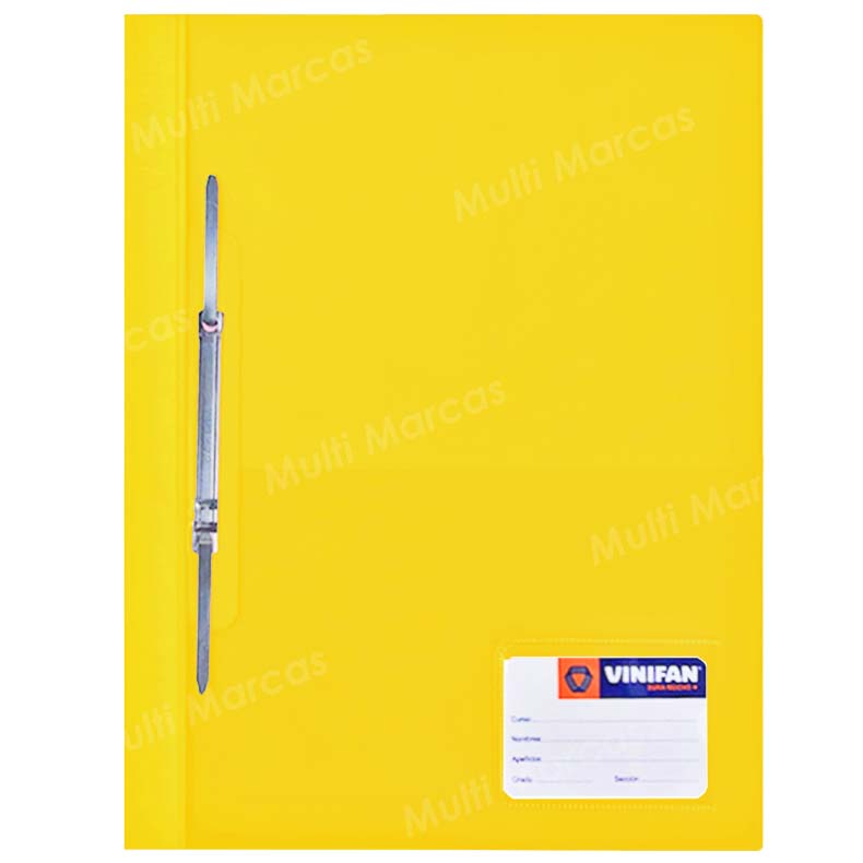 Folder Vinifan con Tapa Transparente Tamaño Oficio