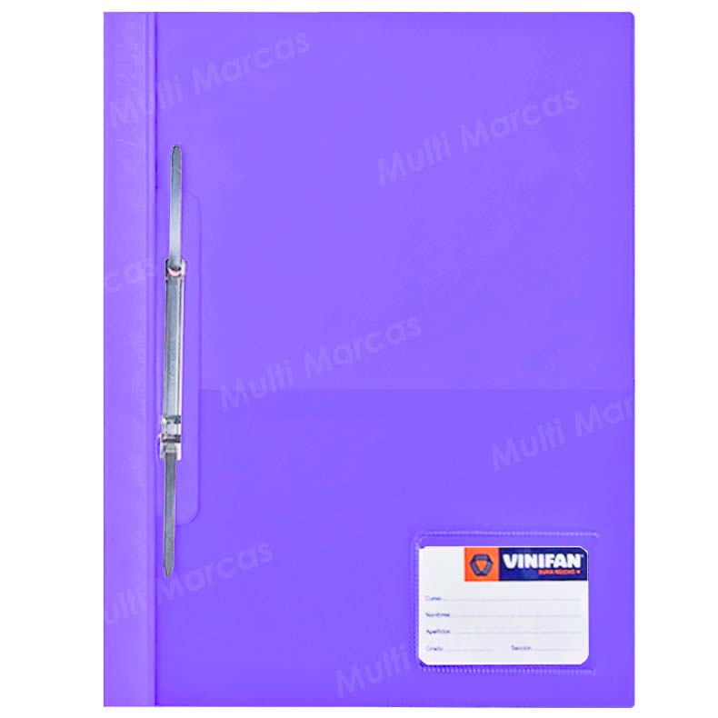 Folder Vinifan con Tapa Transparente Tamaño Oficio