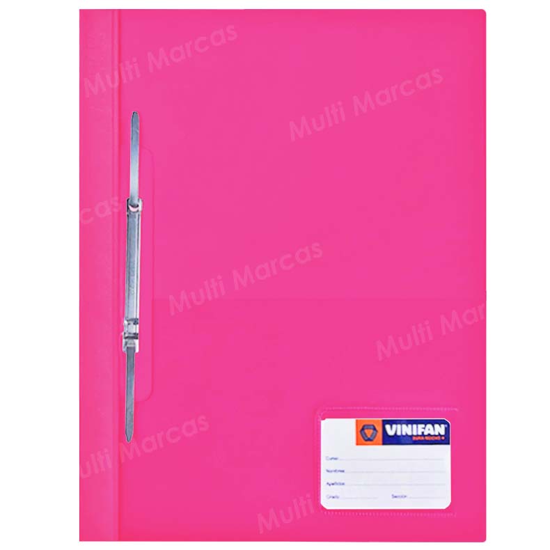 Folder Vinifan con Tapa Transparente Tamaño Oficio