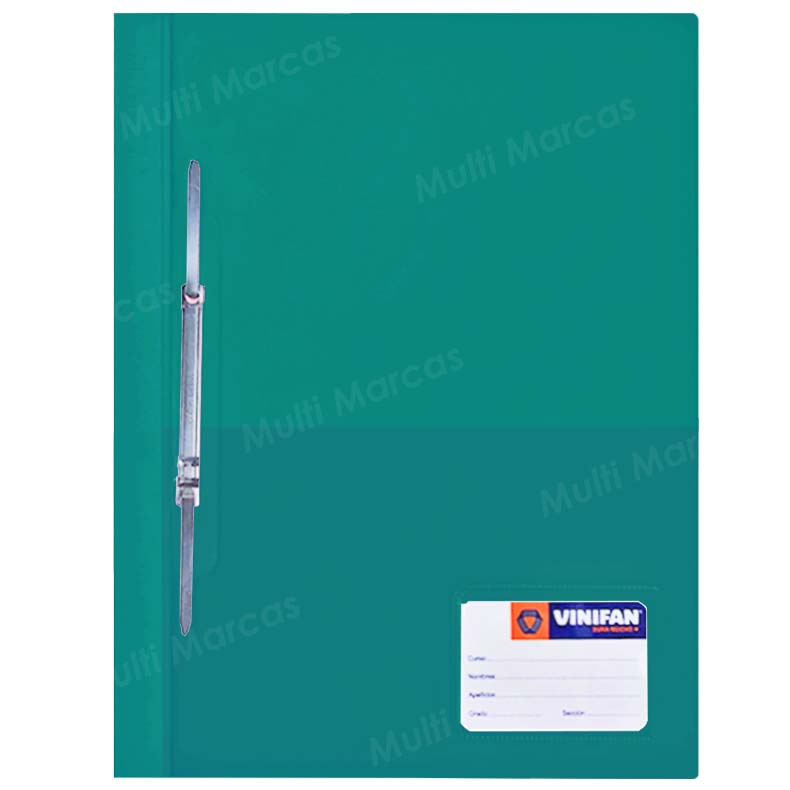 Folder Vinifan con Tapa Transparente Tamaño Oficio