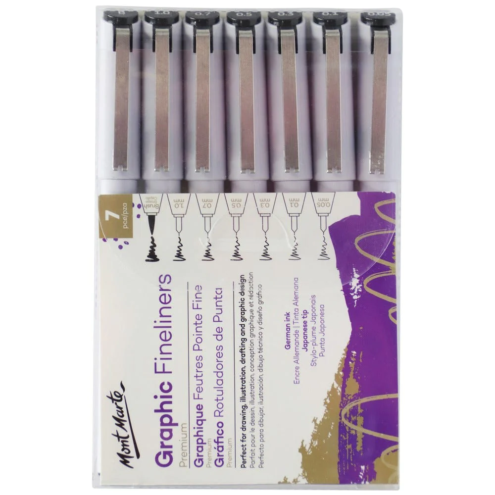Juego Micropen MONT MARTE por 7 unid. MMPM0025