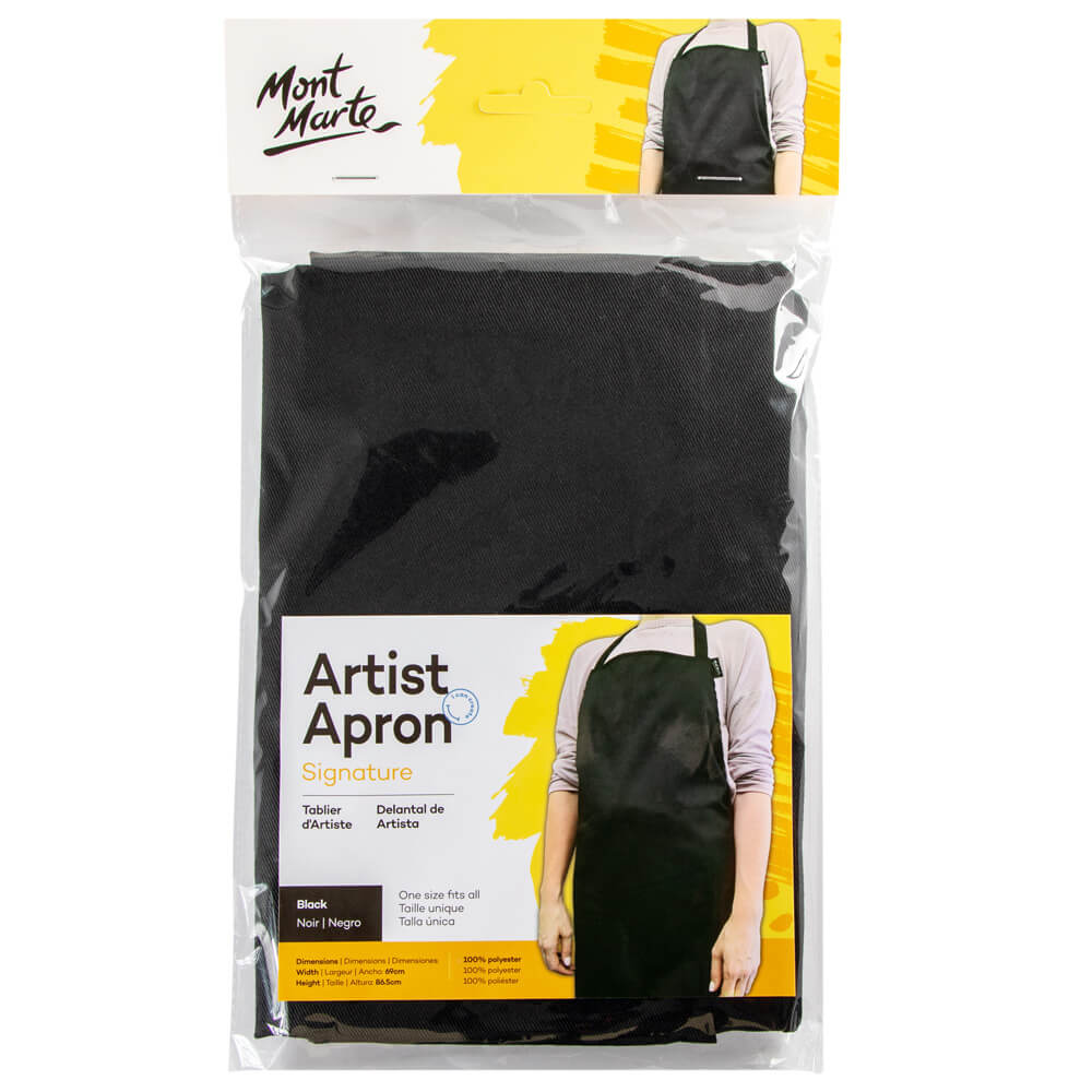 Delantal para Artistas Negro MONT MARTE MAXX0058