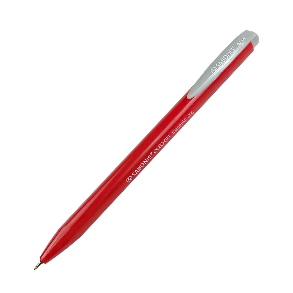Bolígrafo Retráctil 539 SABONIS Rojo