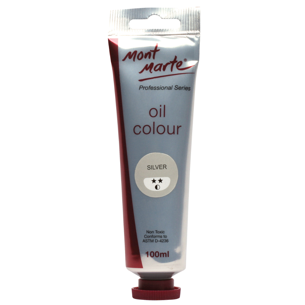 Pintura al Oleo 100 ml Profesional Series Plata MPO0033