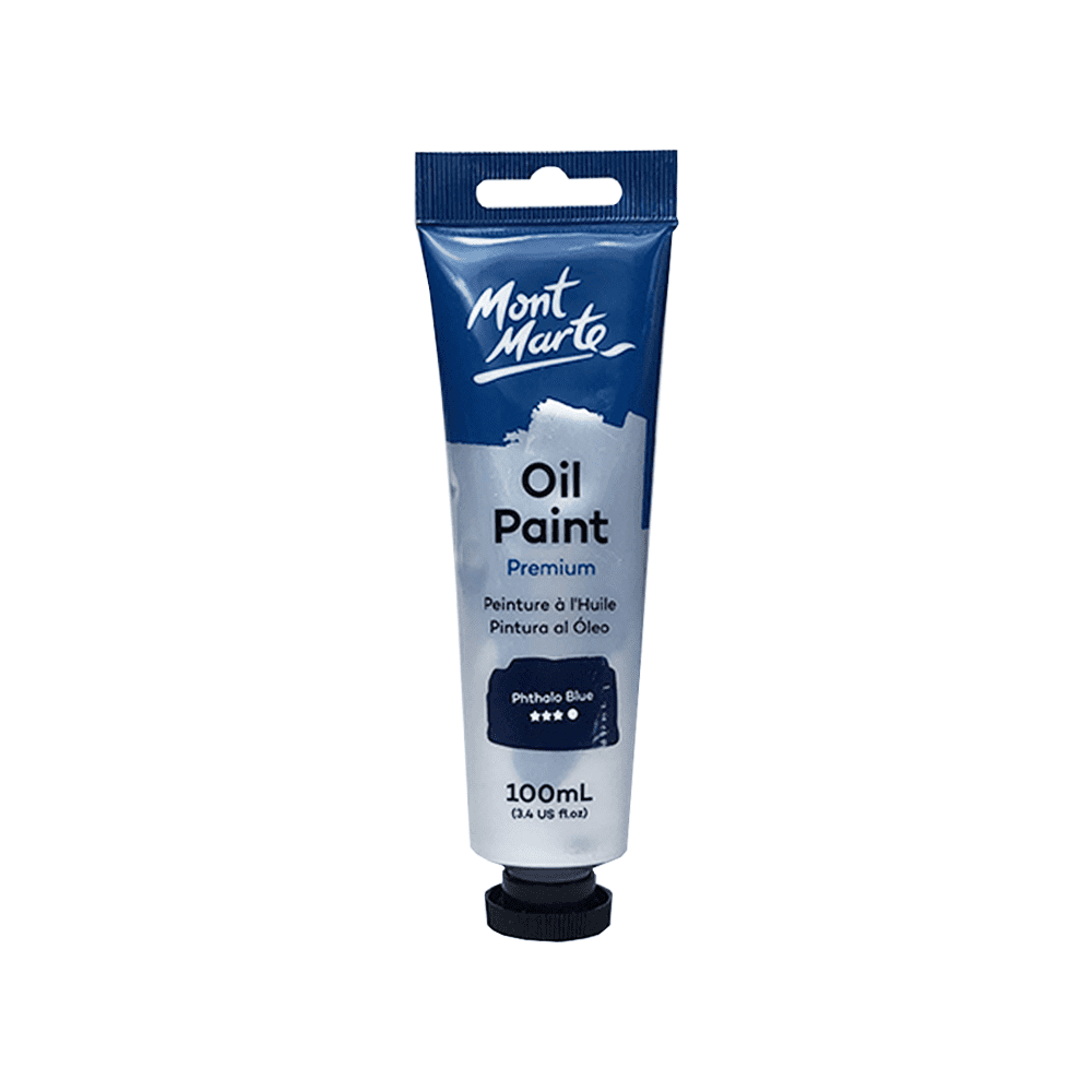 Pintura al Oleo 100 ml Profesional Series Azul Ftalo MPO0017  - Mont Marte