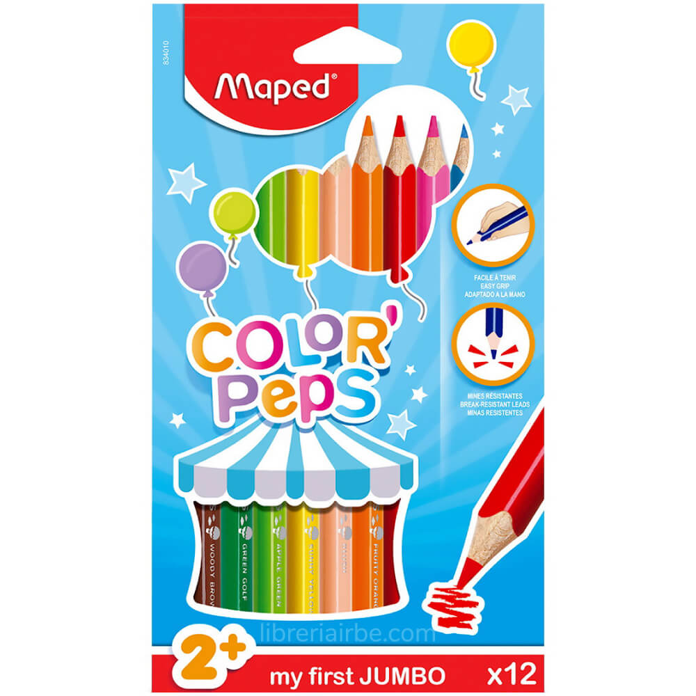 Lapiz de Color Jumbo Maxi - 834010 - Maped