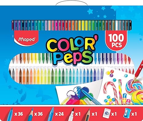 Kit Colorante 100 piezas - 907003 - Maped