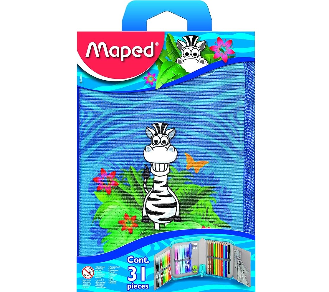 Estuche escolar lleno Jungle - Estuchera - 967814 - Maped