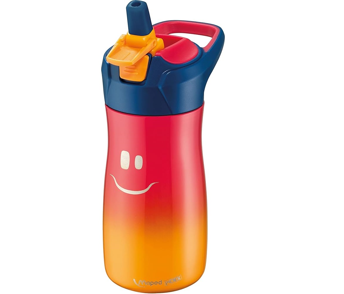 Botella / Toma Todo de Acero 430 ml. Naranja - 871201 - Maped