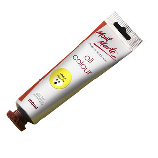 Pintura al Oleo 100 ml Profesional Series Amarillo Limón MONT MARTE MPO0002
