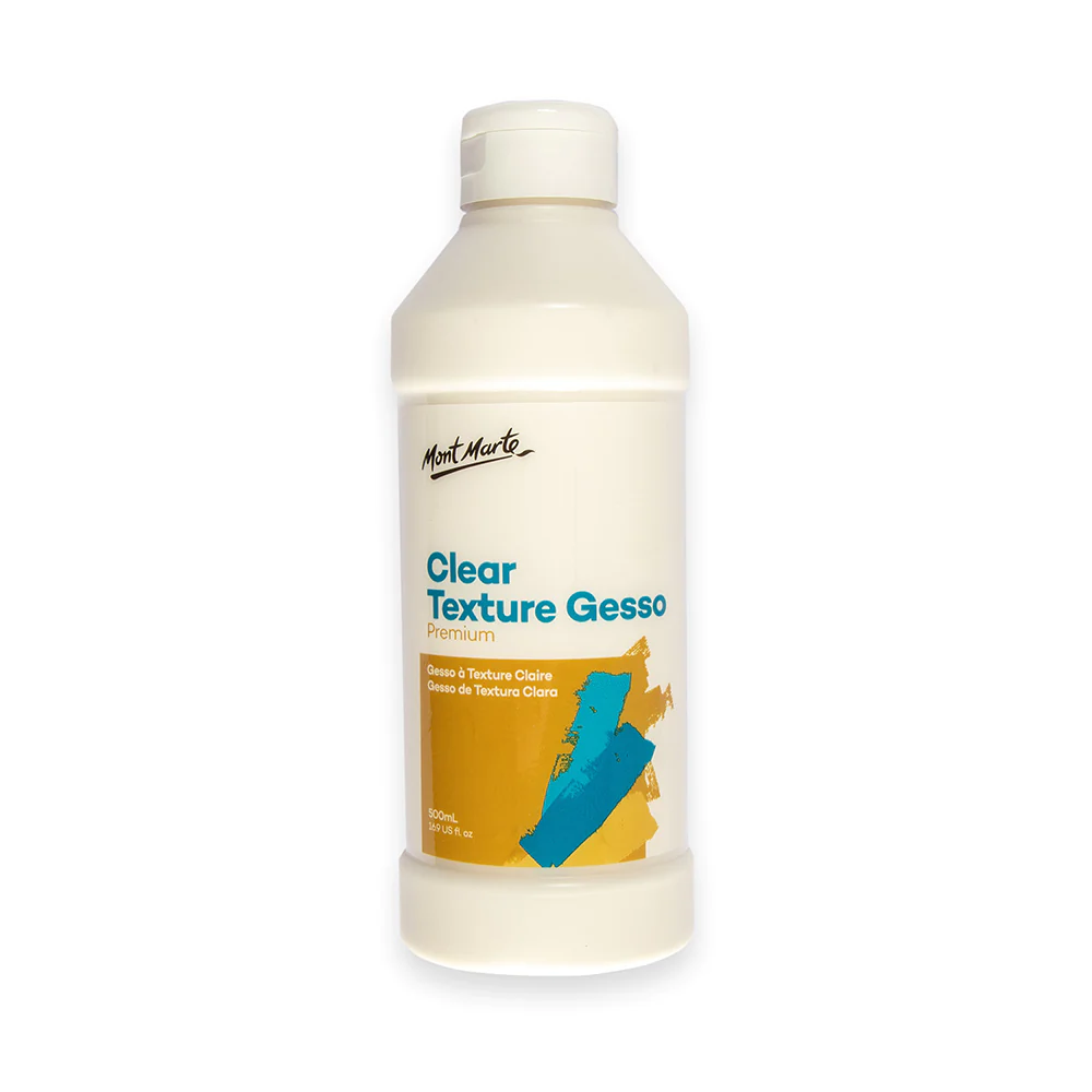 Gesso de Texturas Transparente 500 ml MONT MARTE MPA5002
