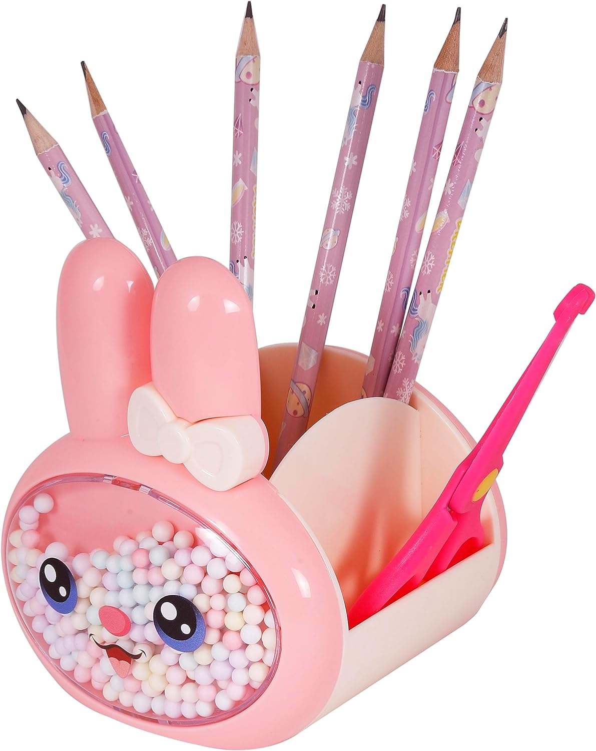 Organizador - Porta Lápices Con Forma De Conejo Estilo Kawaii - G-823