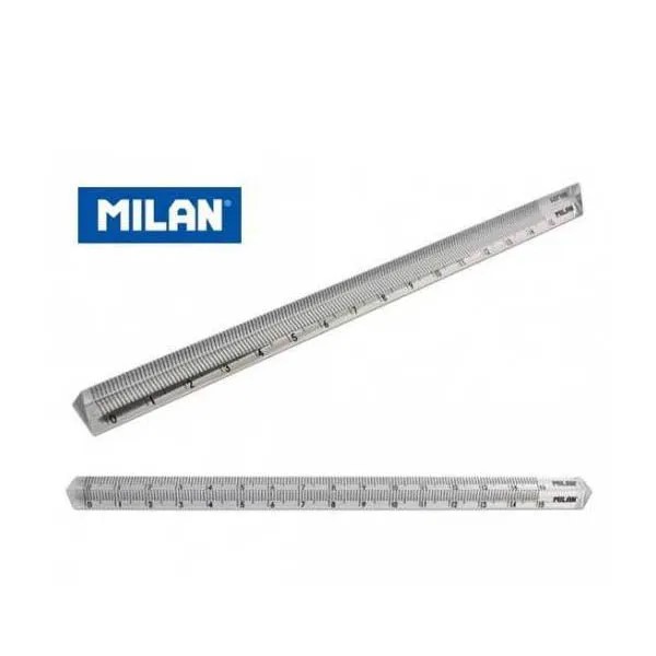 Regla Acrílica Cuerpo Triangular de 15 cm - 65 - MILAN